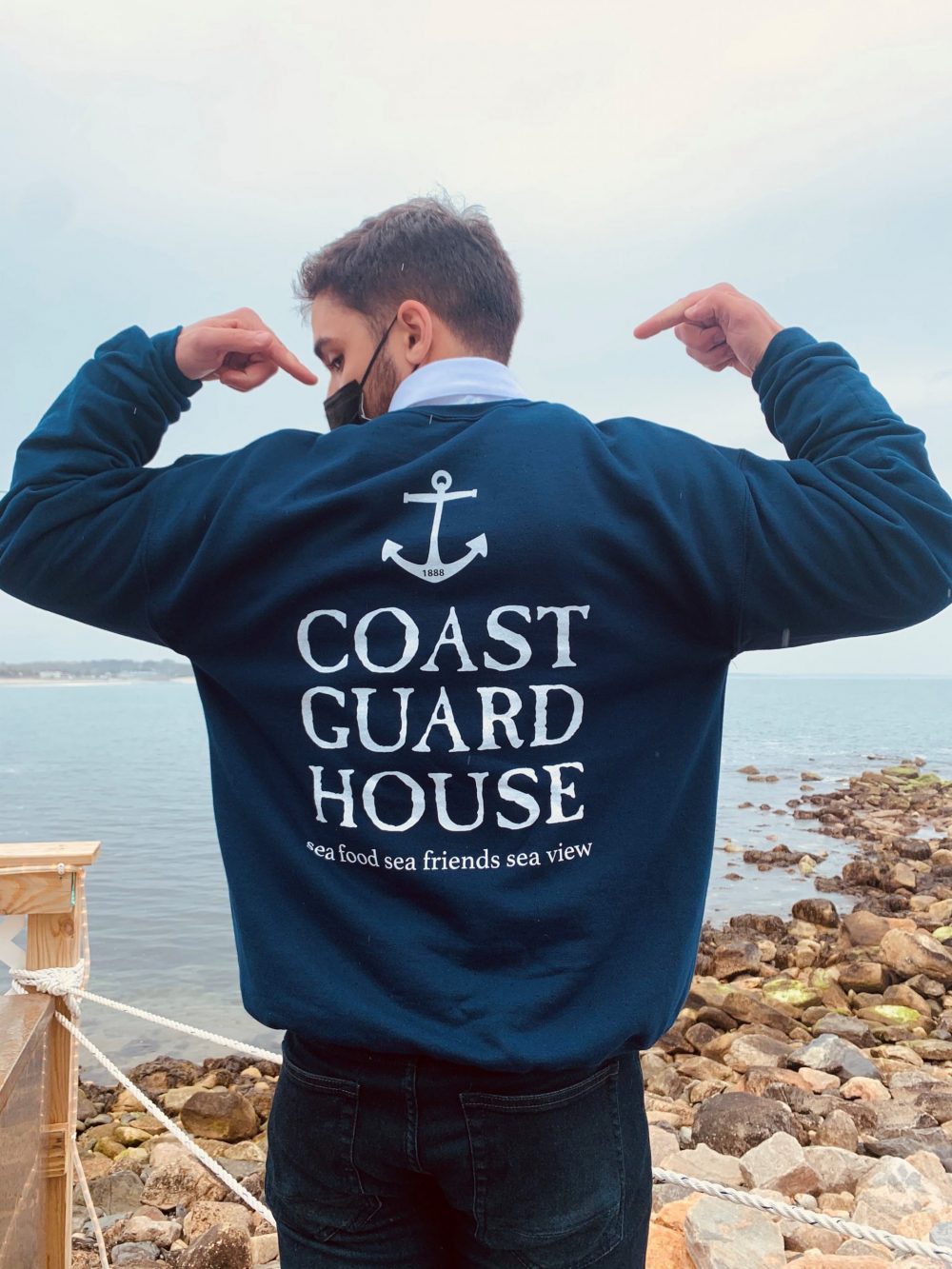 Coast guard best sale crew neck sweatshirt